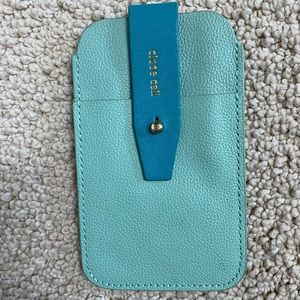 Anthropology leather Phone Case.